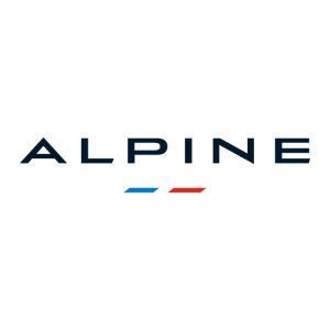 Alpine Cars Wordmark With Flag PNG Vector SVG AI EPS CDR