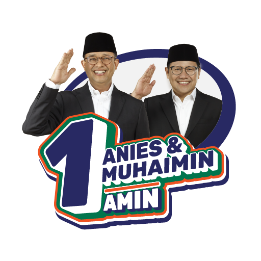 1 Anies-Muhaimin (AMIN) 2024 Logo PNG Vector SVG AI EPS CDR