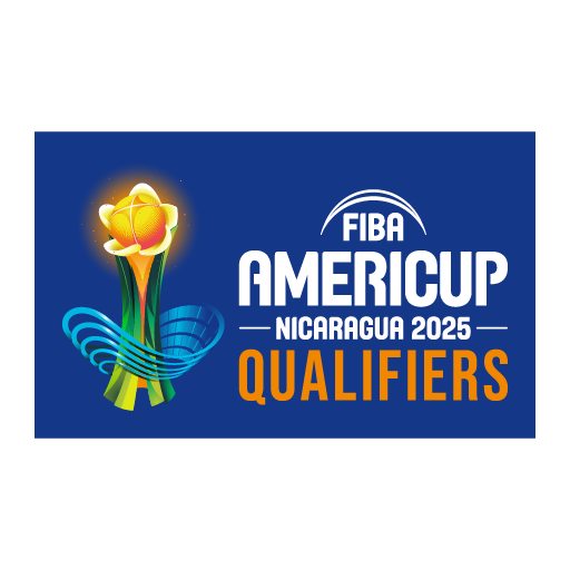 FIBA AmeriCup Nicaragua 2025 Qualifiers Logo Horizontal PNG Vector SVG AI EPS CDR