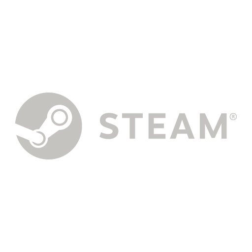 Steam Logo with Wordmark Grey PNG Vector SVG AI EPS CDR