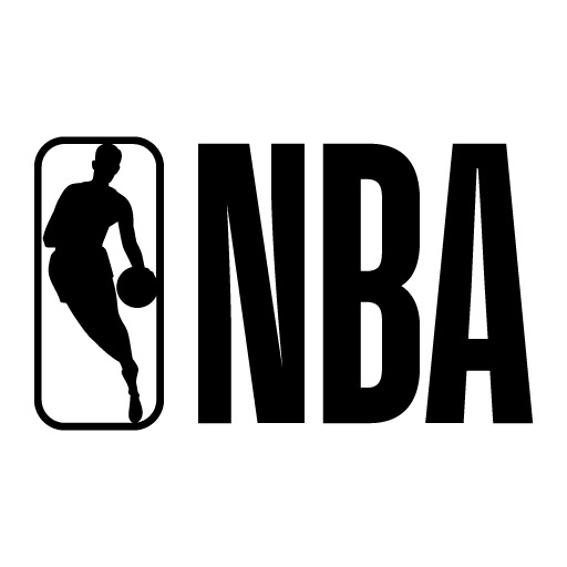 NBA Logo Line Black with Wordmark 2017 PNG Vector SVG AI EPS CDR