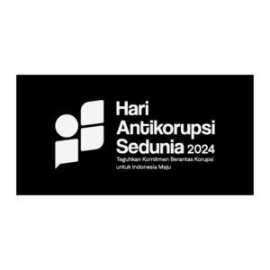 HAKORDIA (Hari Anti Korupsi Sedunia) 2024 Logo White PNG Vector SVG AI EPS CDR