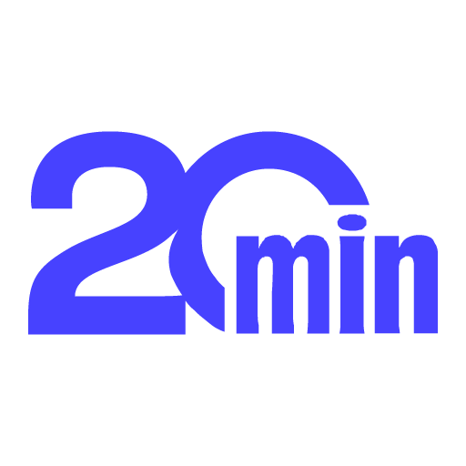 20 Minutes Logo Alt 2025 PNG Vector SVG AI EPS CDR