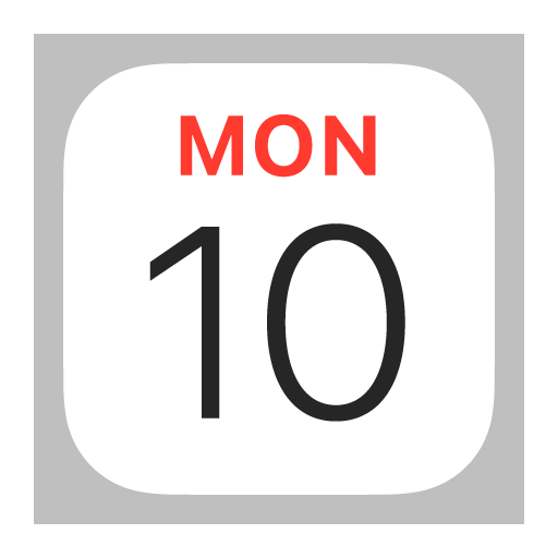 Calendar iOS App Icon 2020 PNG Vector SVG AI EPS CDR