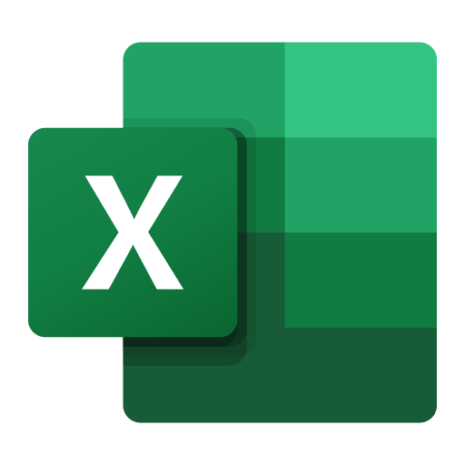 Microsoft Excel Icon 2019 PNG Vector SVG AI EPS CDR