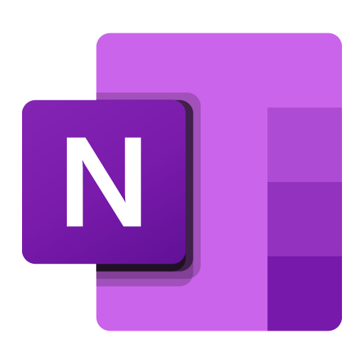 Microsoft OneNote Icon 2019 PNG Vector SVG AI EPS CDR