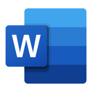 Microsoft Word Icon 2019 PNG Vector SVG AI EPS CDR
