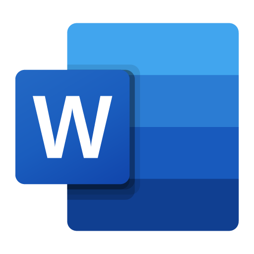 Microsoft Word Icon 2019 PNG Vector SVG AI EPS CDR