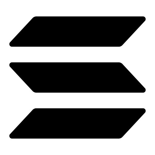 Solana Logomark Black 2020 PNG Vector SVG AI EPS CDR